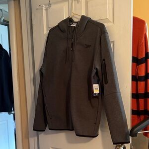 Reebok Charcoal Performance Jacket w Hood